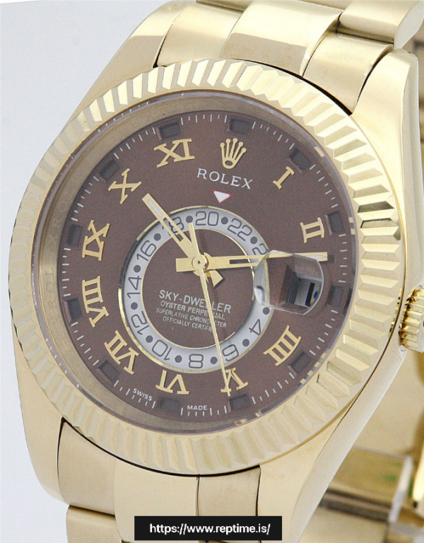 ロレックス スカイドゥエラー オートマティック ブラウン 326938 42MM - Image 2
