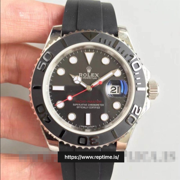 ロレックスヨットマスター116655.1メンズブラック40MM - Image 2