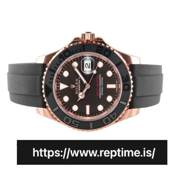 ロレックスヨットマスター116655.11メンズブラック40MM - Image 2