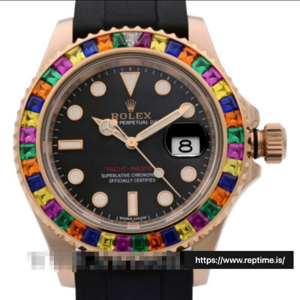 ロレックスヨットマスター116655.3メンズブラック40MM - Image 2
