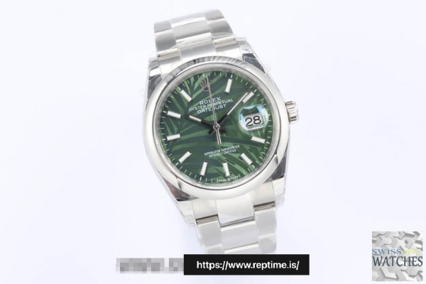 ROLEX DATEJUST GREEN DIAL STAINLESS STEEL 36MM SWISS REPLICA m126200.0020 - Image 3