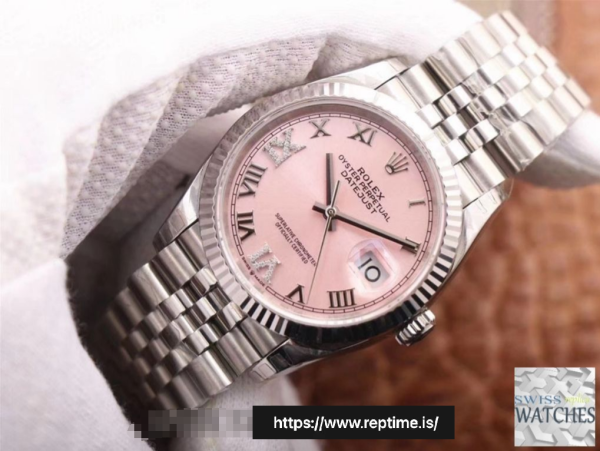 ROLEX DATEJUST PINK DIAL STAINLESS STEEL 36MM SWISS REPLICA m126234.0031 - Image 3