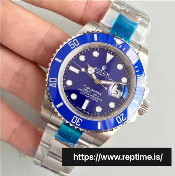 ロレックスサブマリーナ116619.1メンズブルー40MM - Image 3