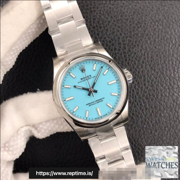ロレックスオイスターパーペチュアルブルーダイヤルスクラッチプルーフ31MMスイスレプリカm277200.0007 - Image 3