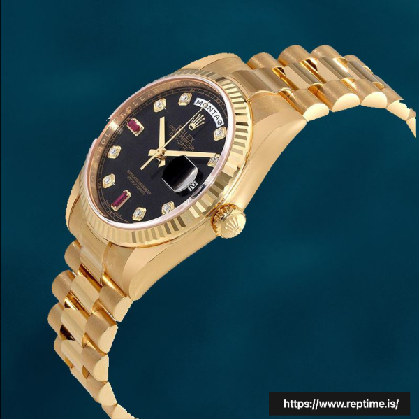ロレックス デイデイト 36mm 118238BKDRP レディース ジュビリーブレスレット - Image 3