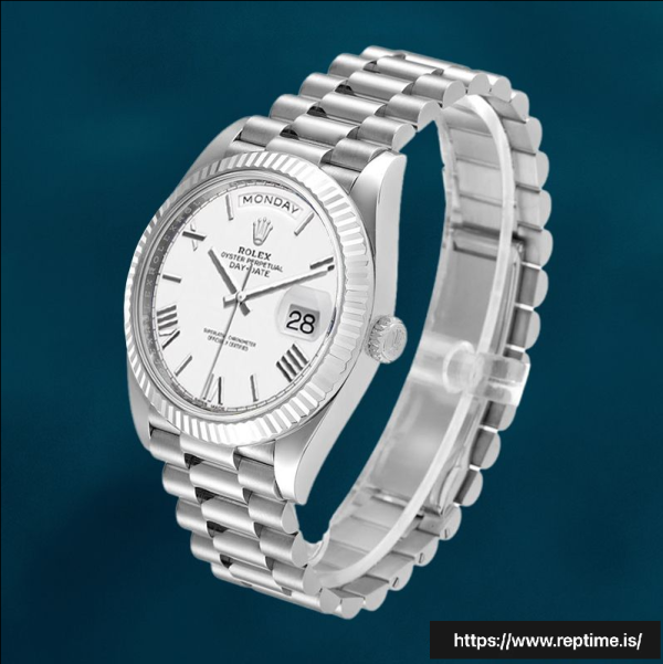 ロレックスデイデイト40mm m228236-0010 メンズホワイトダイヤル - Image 3