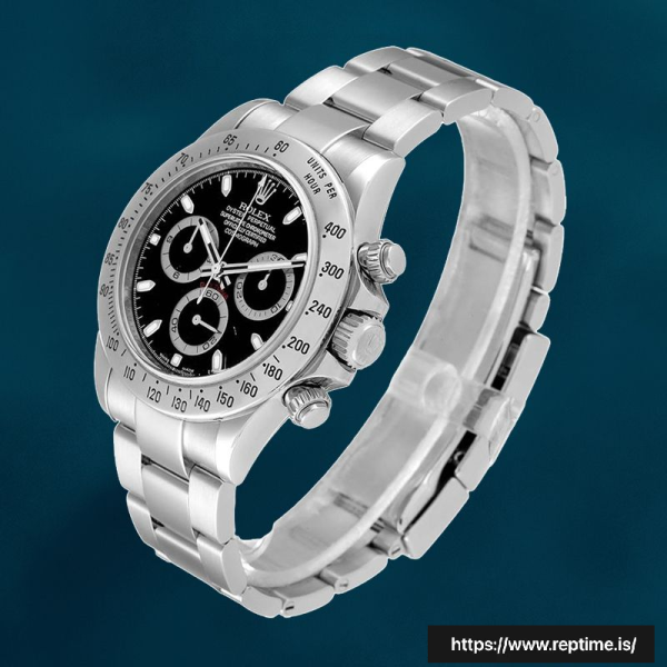 ロレックスデイトナ116520BKSO 40mm メンズ シルバートーン - Image 3