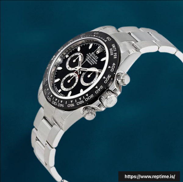 ロレックスデイトナ40mmメンズm116500ln-0002シルバートーンブラックダイヤル - Image 3