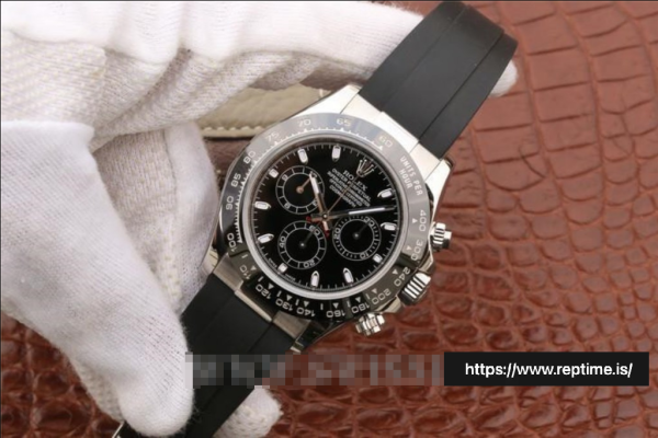 ロレックスデイトナ116519ln.1ユニセックスブラック40MM - Image 3