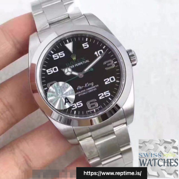 ロレックスエアキングブラックダイヤルステンレススチール40ミリメートルスイスのレプリカ116900 - Image 3