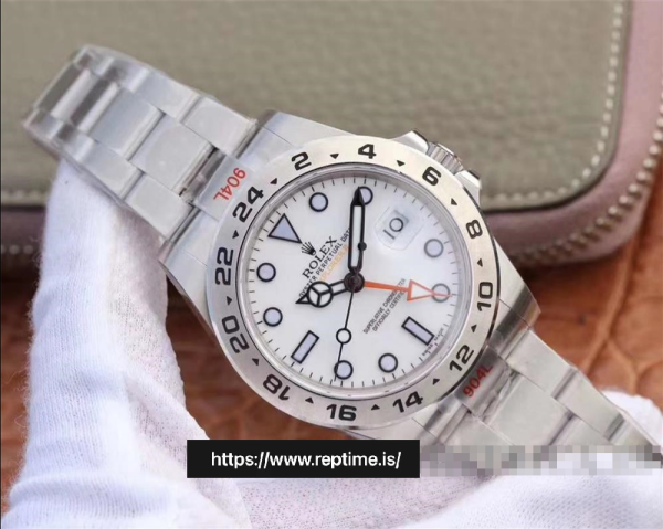 ロレックスエクスプローラー216570.2メンズホワイト42MM - Image 3