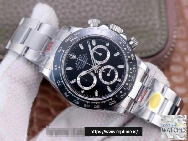 ロレックスコスモグラフデイトナブラックダイヤルステンレススチール40ミリメートルスイスのレプリカM116500LN-0002 - Image 3