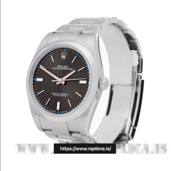 ロレックスオイスターパーペチュアル114300.3女性ブラック39MM - Image 3