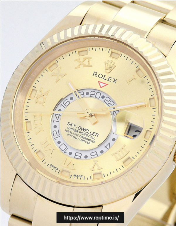 ロレックススカイドゥエラー自動シャンパン326938 42MM - Image 3
