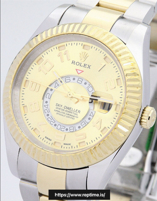 ロレックススカイドゥエラー自動ゴールド326938 42MM - Image 3