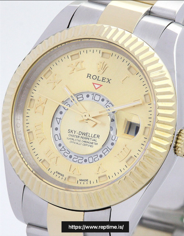 ロレックススカイドゥエラー自動ゴールド326938 42MM - Image 3