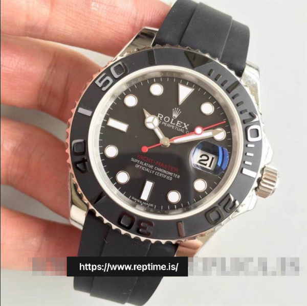 ロレックスヨットマスター116655.1メンズブラック40MM - Image 3