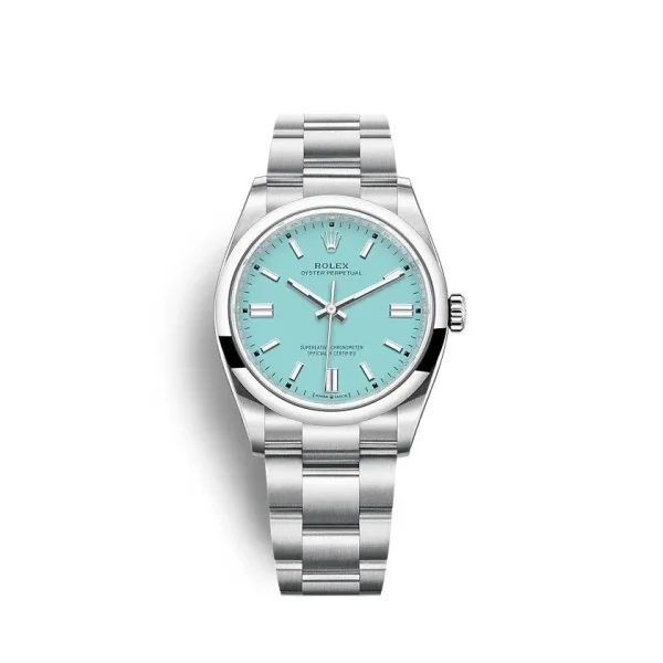 ロレックス オイスターパーペチュアル 36mm ターコイズブルー