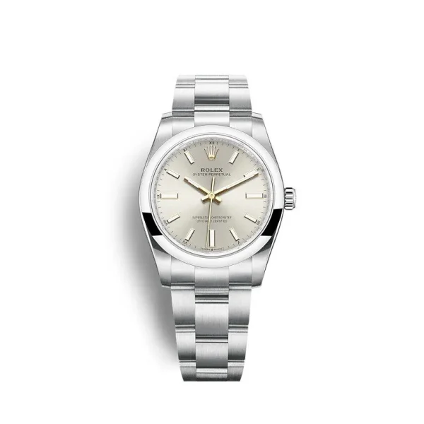 ロレックス オイスターパーペチュアル 34mm シルバー