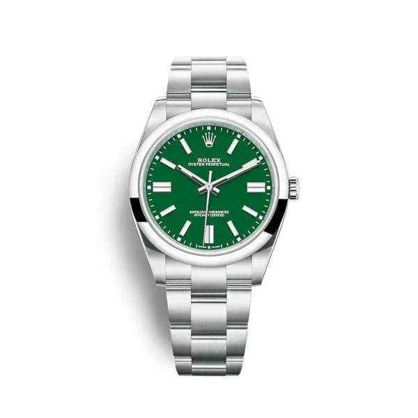 ロレックス オイスターパーペチュアル 41mm グリーン