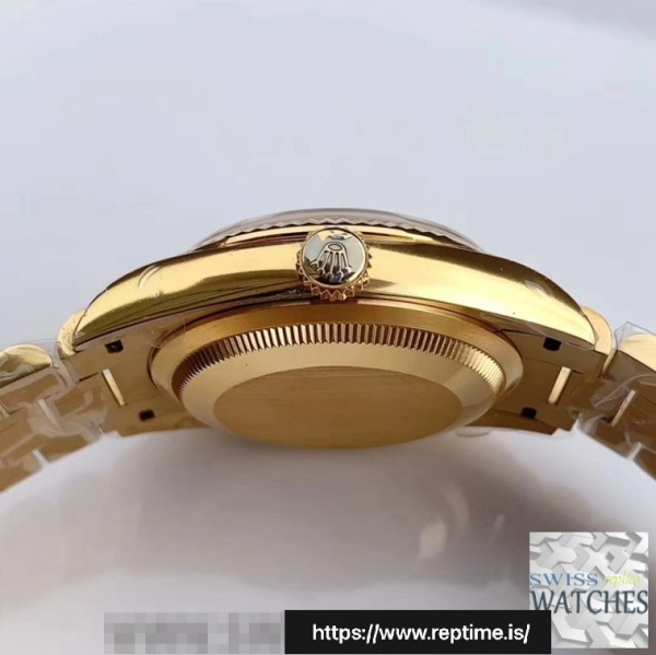 ロレックスデイデイトブラウンダイヤル18Kイエローゴールド36MMスイスレプリカm128238.0022 - Image 4