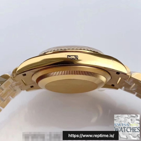 ロレックスデイデイトシャンパンダイヤル18Kイエローゴールド36MMスイスレプリカm128238.0008 - Image 4