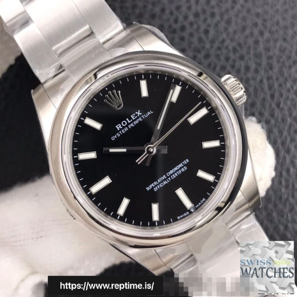 ロレックスオイスターパーペチュアルブラックダイヤルステンレススチール31MMスイスレプリカm277200.0002 - Image 4