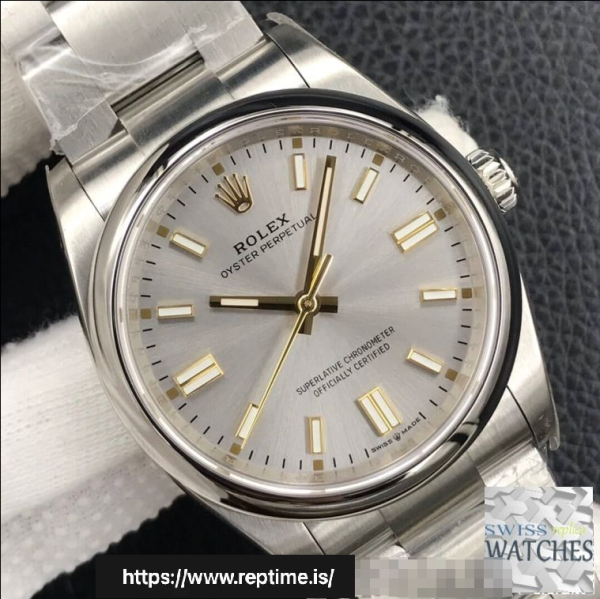 ロレックスオイスターパーペチュアルグレーダイヤルスクラッチプルーフ36MMスイスレプリカm126000.0001 - Image 4