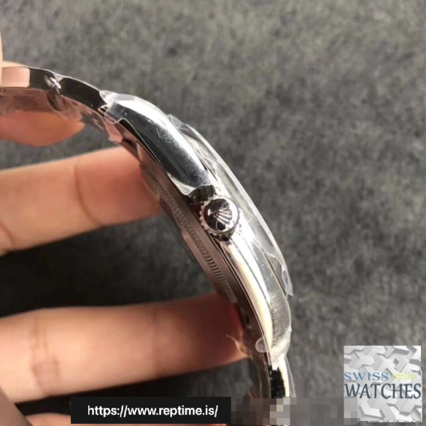 ロレックスオイスターパーペチュアルホワイトダイヤルスクラッチプルーフ39ミリメートルスイスのレプリカ114300.11 - Image 4