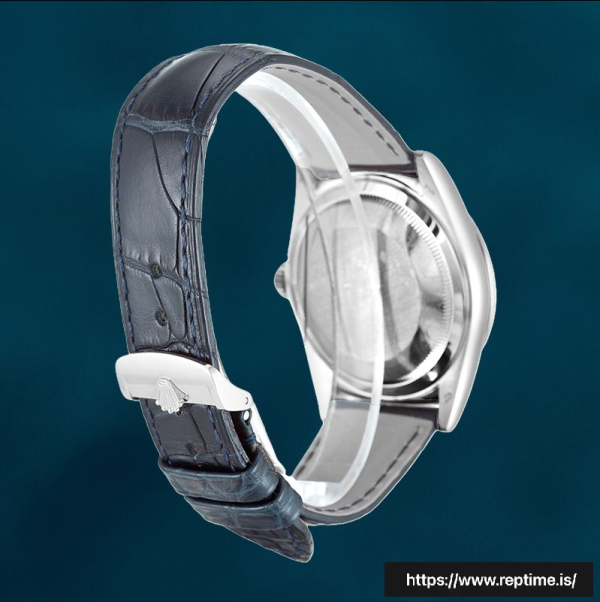 ロレックス デイデイト メンズ 36mm 118139 シルバートーン ブルーダイヤル - Image 4