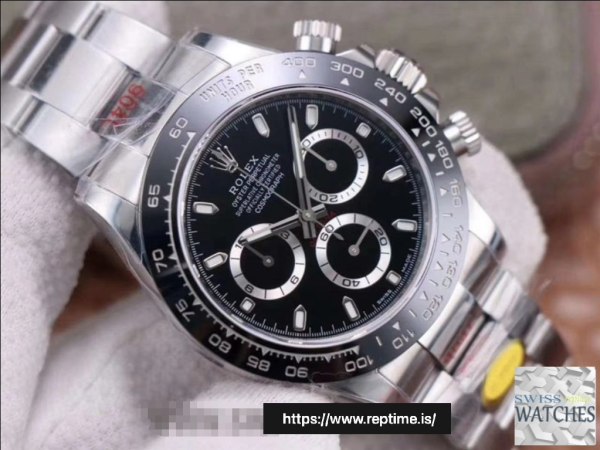ロレックスコスモグラフデイトナブラックダイヤルステンレススチール40ミリメートルスイスのレプリカM116500LN-0002 - Image 4