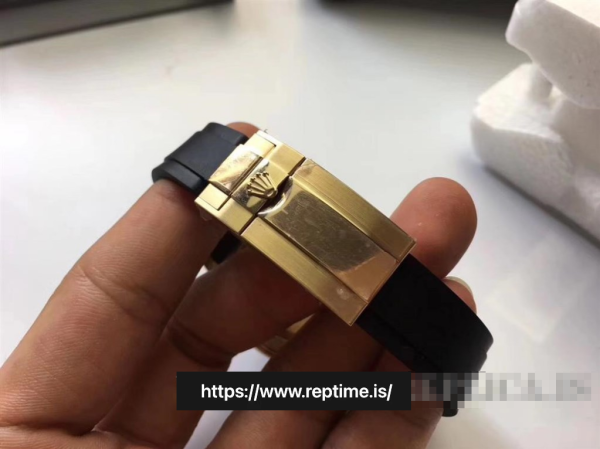 ロレックスデイトナ116518.2メンズゴールド＆ランプ;ブラック40MM - Image 4