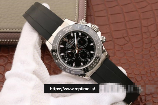ロレックスデイトナ116519ln.1ユニセックスブラック40MM - Image 4