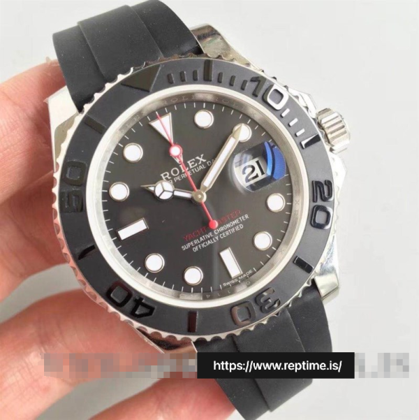 ロレックスヨットマスター116655.1メンズブラック40MM - Image 4