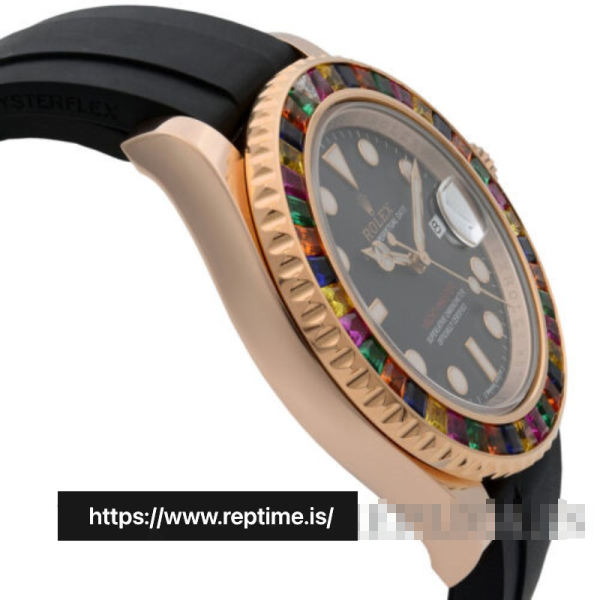 ロレックスヨットマスター116655.3メンズブラック40MM - Image 4