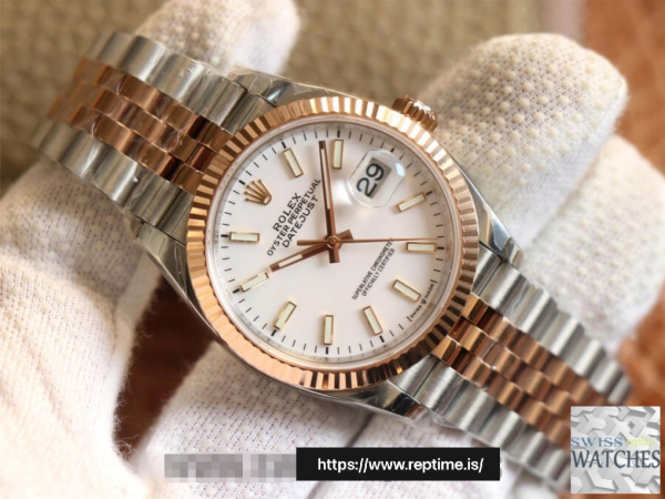 ROLEX DATEJUST WHITE DIAL STAINLESS STEEL 36MM SWISS REPLICA m126231.0017 - Image 4