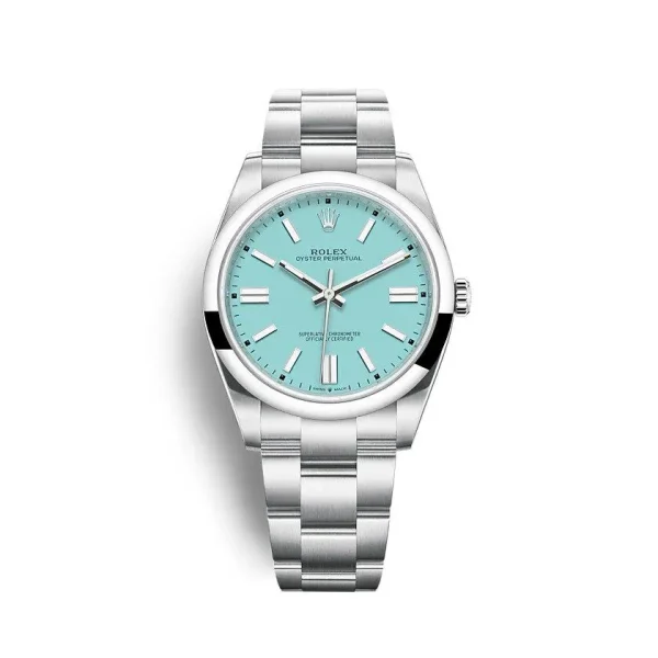 ロレックス オイスターパーペチュアル 41mm ターコイズブルー