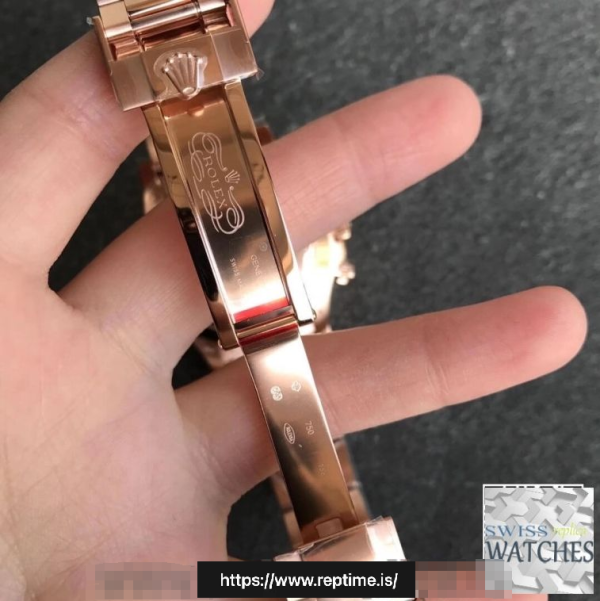 ロレックスデイトナシャンパンダイヤル18Kローズゴールド40MMスイスレプリカm116505.0009 - Image 5