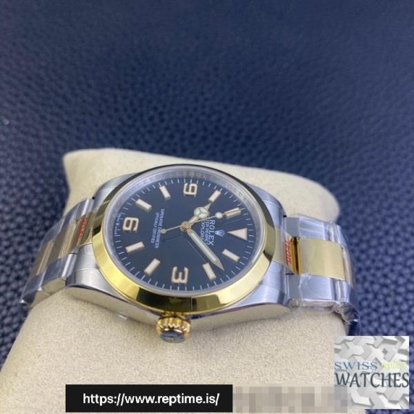 ROLEX EXPLORER BLACK DIAL STAINLESS STEEL 36MM SWISS REPLICA m124273.0001 - Image 5