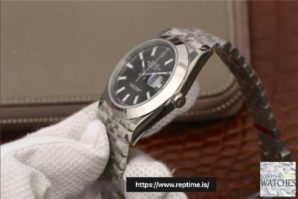 ROLEX DATEJUST GREY DIAL STAINLESS STEEL 41MM SWISS REPLICA m126300.0008 - Image 5