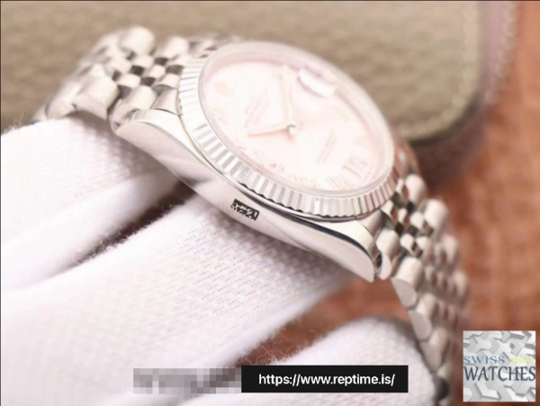 ROLEX DATEJUST PINK DIAL STAINLESS STEEL 36MM SWISS REPLICA m126234.0031 - Image 5