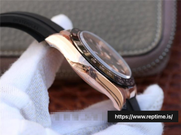 ロレックスデイトナ116515ln.1メンズブラック＆ランプ;ローズ40MM - Image 5