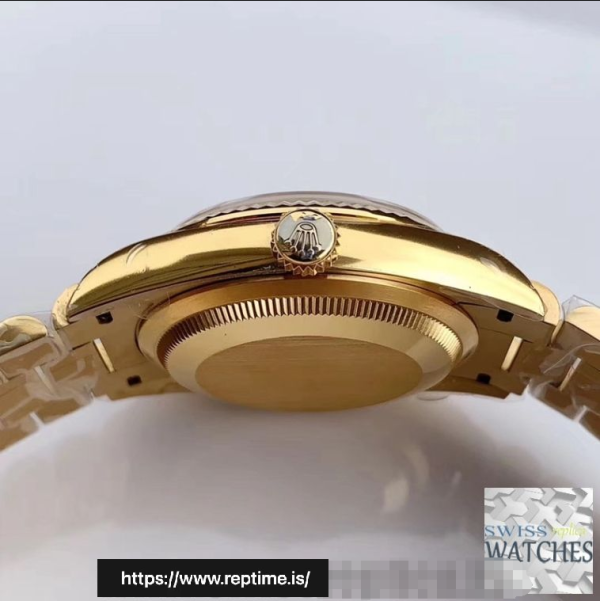 ロレックスデイデイトホワイトダイヤルサファイアクリスタル36MMスイスレプリカm128238.2 - Image 5