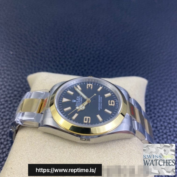 ROLEX EXPLORER BLACK DIAL STAINLESS STEEL 36MM SWISS REPLICA m124273.0001 - Image 6