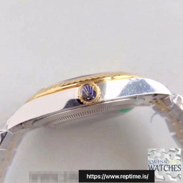 ロレックスデイトジャストホワイトダイヤルサファイアクリスタル41MMスイスレプリカm126333.0016 - Image 6