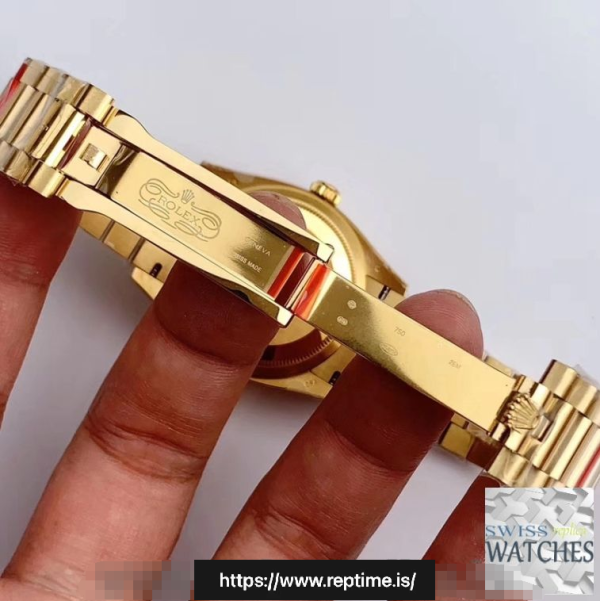 ロレックスデイデイトホワイトダイヤルサファイアクリスタル36MMスイスレプリカm128238.2 - Image 6