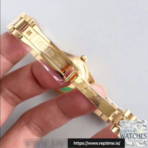ロレックスデイトジャストゴールドダイヤル18Kイエローゴールド28MMスイスレプリカ279138rbr.1 - Image 7