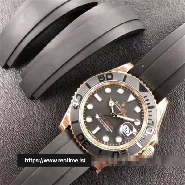 ロレックスヨットマスター268655.1メンズブラック37MM - Image 7
