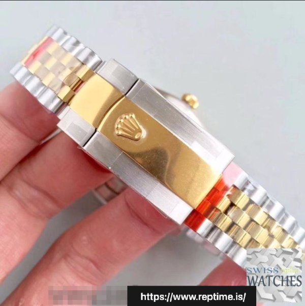 ロレックスデイトジャストシルバーダイヤルサファイアクリスタル41MMスイスレプリカm126333.0004 - Image 8