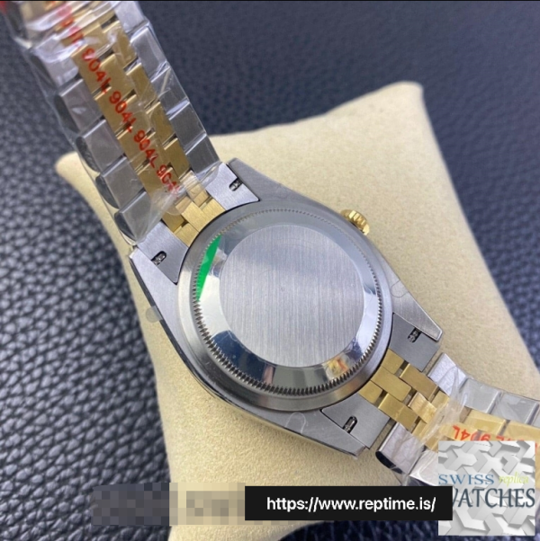ROLEX DATEJUST YELLOW DIAL STAINLESS STEEL 36MM SWISS REPLICA m126233.0037 - Image 8